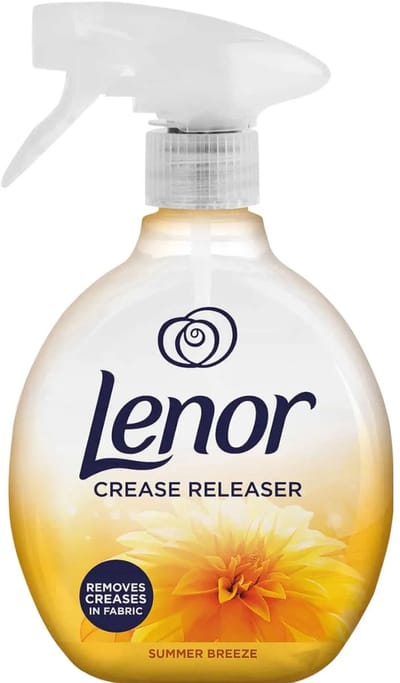 Lenor – Crease Releaser – Summer Breeze – Kreukverwijderaar - Textielvefrisser – Spray – 5x 500ml - Voordeelverpakking