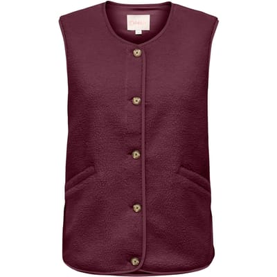 Only Gilet Onlbaby Teddy Vest Pnt 15335416 Fig Dames Maat - XS