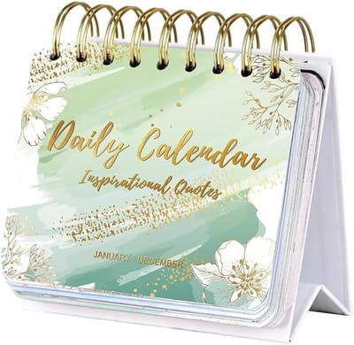 Inspirerende Flipkalender met Motiverende Citaat voor op Bureau