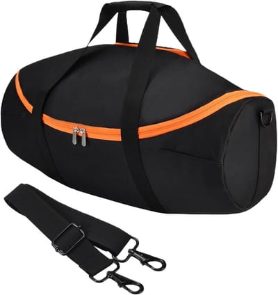 Draagtas Luidspreker - Opbergtas Beschermhoes - Muziek Luisteren Buiten - Maatwerk Pasvorm - 520x245x275mm - Zwart