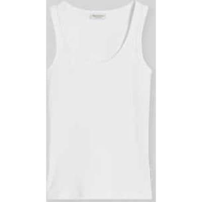 Slim fit tanktop van katoenmix