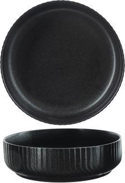Cosy&Trendy Dakota Black diep bord - Ø 19,5 cm - Set-4
