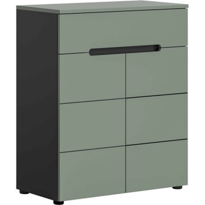 Canu schoenenkast Smoke Green NB Basaltgrijs NB - 37x80x94cm