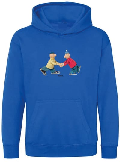 Hingly Hooded sweater Buurman & Buurman Kobalt Schaatsen 116