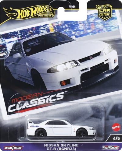 Hot Wheels Car Culture Modern Classics Nissan Skyline GT-R (BCNR33)