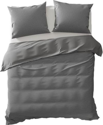 Yellow Wako - Dekbedovertrek - Tweepersoons - 200x200/220 cm - Antraciet
