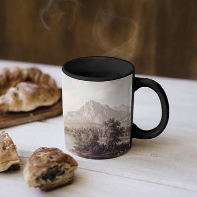 Magische Mok - Foto op Warmte Mokken - Koffiemok - Klassiek - Landschap - Sereen - Magic Mok - Beker - 350 ML - Theemok