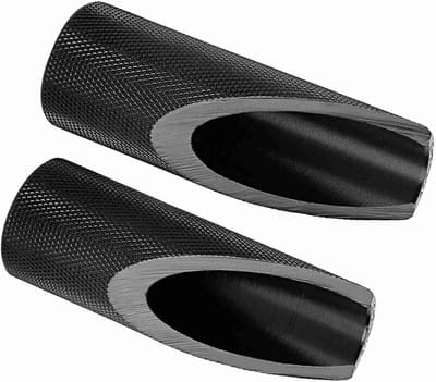 Voetsteunen Aluminiumlegering - Antislip Steunen - Motor Rijcomfort - Verbeterde Grip - 2 stuks - Zwart