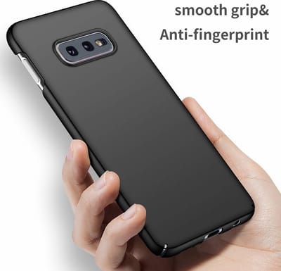 ShieldCase Ultra Thin Hoesje geschikt voor Samsung Galaxy S10e case - hardcover - hardcase - stevig hoesje - optimale bescherming - zwart