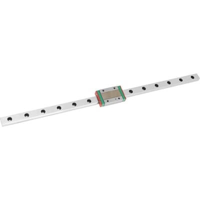 1 stuks MGN12H Miniatuur Lineaire Railgeleiding 350mm Lengte 12mm Breedte Schuifblok