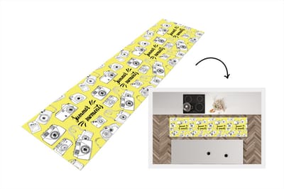 Keukenloper - Loper keuken - Camera - Zomer - Quotes - Patronen - 200x50 cm - Keukenloper vinyl
