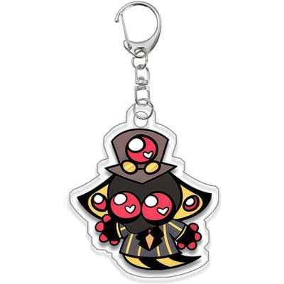 voor Hazbin Hotel Angel Dust Charlie Morningstar Niffty Husk Alastor Vaggie Charlie Morningstar Acryl Sleutelhanger Tas Hanger Cadeau black
