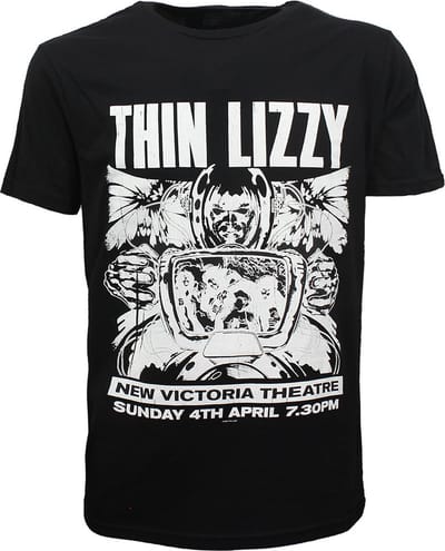 Thin Lizzy Jailbreak Show Flyer T-Shirt - Officiële Merchandise - S