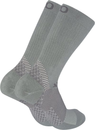 OS1st FS4 fasciitis plantaris compressie sokken merinowol maat S (34-37) – grijs – hielspoor – vermoeide voeten – pijn onder de voetboog – hielpijn – temperatuurregulerend – ademend – vochtregulerend – compressie – naadloos – antibacterieel