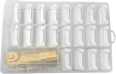 Borduurdraad Organizer - Floss Spoelen - Ambachtelijk Naaien - Herbruikbaar Plastic - 100 Stuks