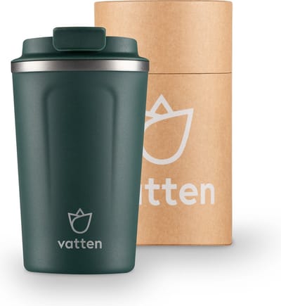 Vatten Thermosbeker - Koffiebeker - Travel Mug - Donkergroen - 380ml - Theebeker