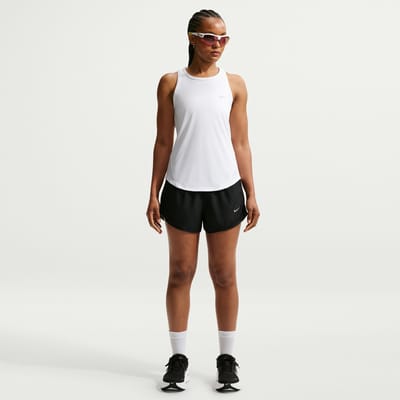Nike Dri-FIT hardlooptanktop voor dames Tempo - Wit- Dames, Wit L