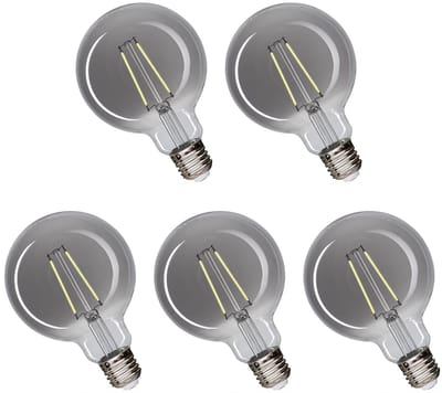 Spectrum LED Lamp E27 4.5W 230V - 310 Lumen - 4000K Neutraal wit - Natuurlijk licht - Energiezuinig - 5 stuks