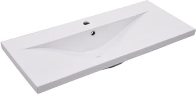 Wastafel Keramiek Wit - Stijlvolle Gootsteen voor Badkamer en Toilet