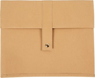 Creative Faux Leather Tablettas 26,5 X 22 Cm Lichtbruin
