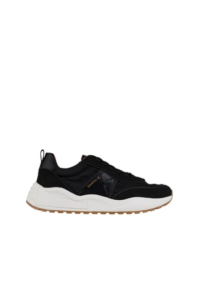 sxbcbzm-7862-blk Alexander Smith Mannen Leder Zwart