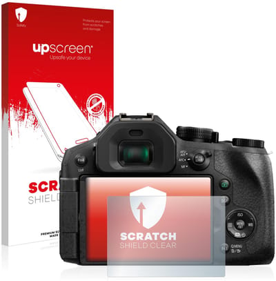 upscreen - Screenprotector voor Panasonic Lumix DMC-FZ330 - Folie Beschermfolie transparant