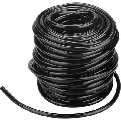 Tuyau d'irrigation de l'eau de jardin de pelouse d'agriculture industrielle flexible et résistante en plastique de PVC (20m) 20m / 65.6ft gray