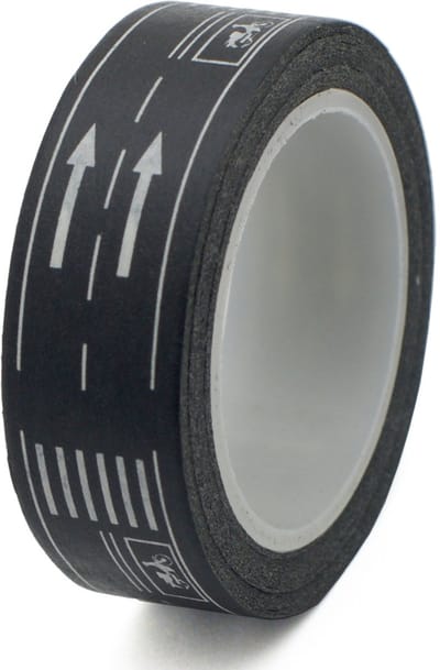 Brand4Craft - Decoratieve Plakband - Weg Motief v1 - 10 m - 15 mm - Creatief & Speels