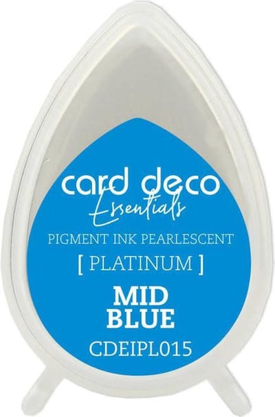 Card Deco Essentials Fast-Drying Pigment Ink Pearlescent Mid Blue