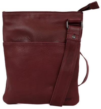 Bear Design Doris Flat Crossbodytas / Schoudertasje - Bordeaux Rood