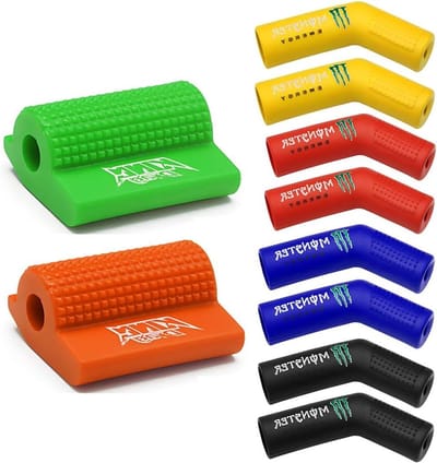 Motor Schakelhendel Beschermers - Motor Accessoires - Schoenen Beschermen - Zacht Rubber - 9 Stuks - Roze