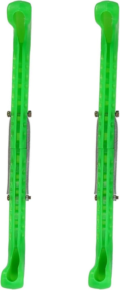 Schaatsbeschermers - Schaatsijzers - Bladebescherming - Verstelbare pasvorm - 32x8x5 cm - Groen