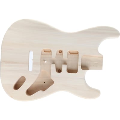Onafgewerkte Handgemaakte Gitaar Body Hout Elektrische Gitaar Body Gitaar Vat Vervangingsonderdelen Basswood