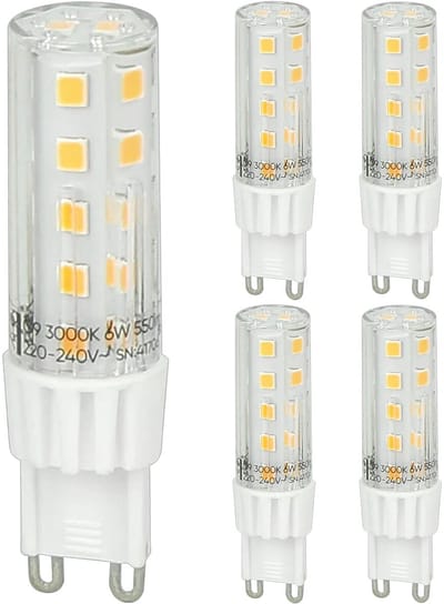 LED line LITE LED Insteeklamp G9 - 6W (vervangt 50W) - 550lm - Ø16mm - 230V - Energiezuinig - 5 stuks