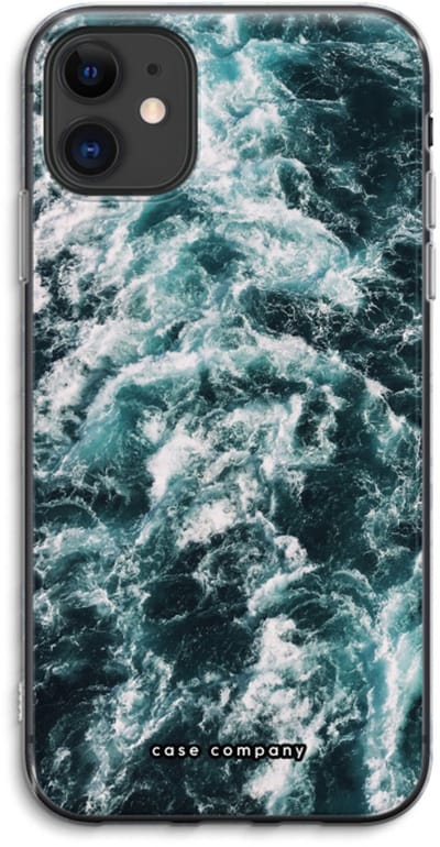 Case Company® - Hoesje geschikt voor iPhone 11 hoesje - Zee golf - Soft Cover Telefoonhoesje - Bescherming aan alle Kanten en Schermrand
