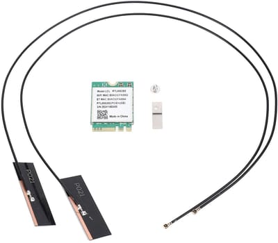 WiFi 6 M.2 Mini Desktop Adapter - 1800Mbps, BT5.2, MU-MIMO, Compatibel met Win10/11 en Linux