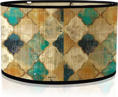 Decoratieve Wandlampen met Vintage Hanglampen: 30 x 20cm E27 Woven Lampenkap voor Woonkamer en Slaapkamer