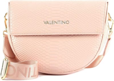 Schoudertas - Crossbody tas - Dagelijks gebruik - Slangenprint look - 24 x 17 x 8 cm - Roze