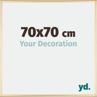 Your Decoration - Fotolijst 70x70 cm - Aluminium - Goud - Kent