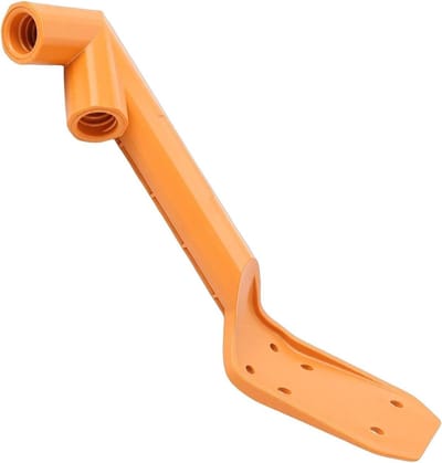 Dakgoot Schep - Gereedschap Opzetstuk - Dakgoot Onderhoud - Dubbele Schroefdraad - Standaard Draad - Oranje