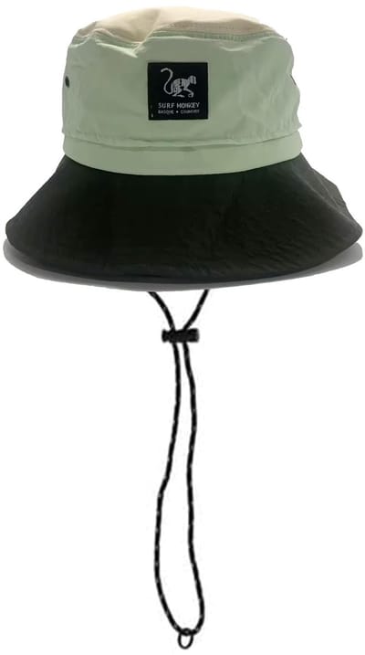 Waterdichte booniehoed voor heren/dames - One size - Opvouwbaar (mintgroen)