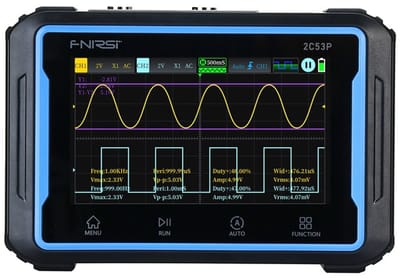 Fnirsi Oscilloscoop 2C53P 3-In-1 4,3 Inches Voor Elektronische Metingen En Tests