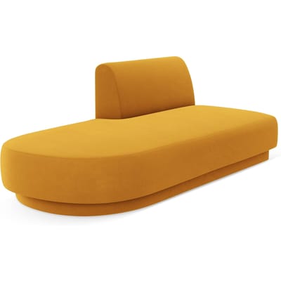 2-zits modulair zitelement Miley open linkerkant velvet | Micadoni Limited Edition