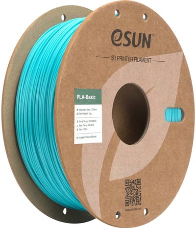 eSUN PLA-Basic Aqua / Aqua - 1 kg - 1.75 mm - 3D printer en 3D pen filament