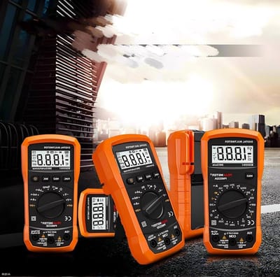 Digitale Multimeter - Spanning Tester - Elektrische Metingen - Automatische Bereikinstelling - 2000 Tellingen - Oranje