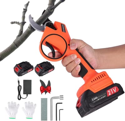 Elektrische Snoeischaar - Professioneel Snoeien tot 40 mm met 2 Accu's