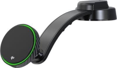 FTQ-127 Magnetische Telefoonhouder Auto – 15W - QI2 Draadloos Opladen met Halfgeleiderkoeling – Carbon Look - Veilig & Snel Opladen voor Dashboard - Inclusief FuturiQ Type-C oplaadkabel