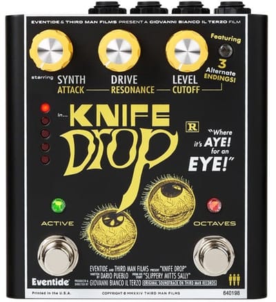 Eventide Knife Drop Sub-Octave Fuzz met Synth FX