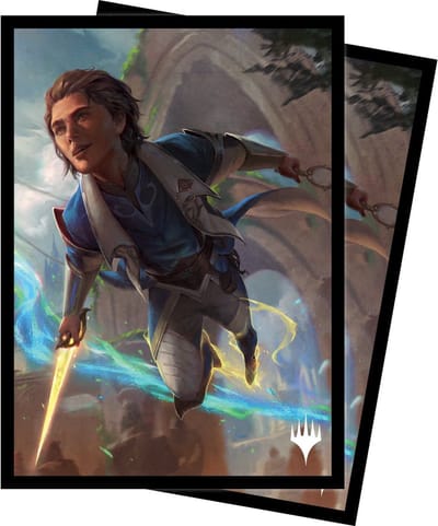 Ultra Pro - Magic: The Gathering - Murders at Karlov Manor - 100 Standard Sized Card Sleeves Pack - Kellan, Prodigy Inquisitor (63 x 89 mm)