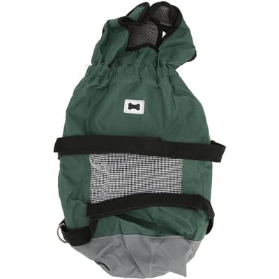 Hondenrolstoel Ademend Veilig Borst Ledematen Bescherming Achterpoten Huisdier Sleepzak Scooter voor Verlamde Huisdieren L (Geschikt voor L( Suitable for 6.5‑9kg/14.3‑19.8lb)